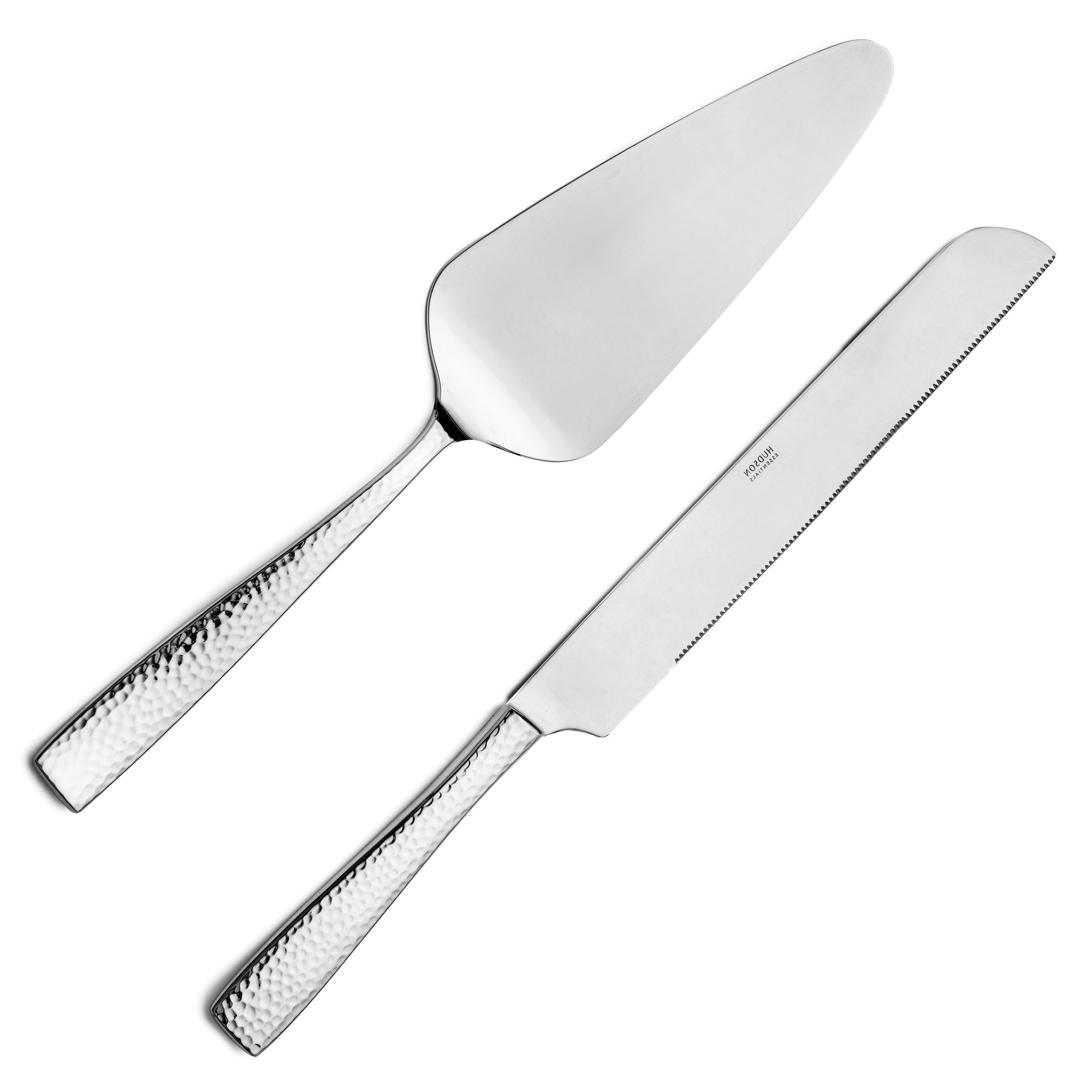 Buy HASTHIP® Cake Cutting Knife Set, Elegant Stainless Steel Cake Knife and  Cake Server Set, Cake Cutter and Pie Spatula for Birthday Anniversary  Christmas Gift Set of 2, Silver Online at Low
