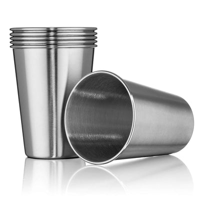 Hudson Stainless Steel Tumblers 12 oz - Set of 6 Stackable Cups - Hudson  Essentials