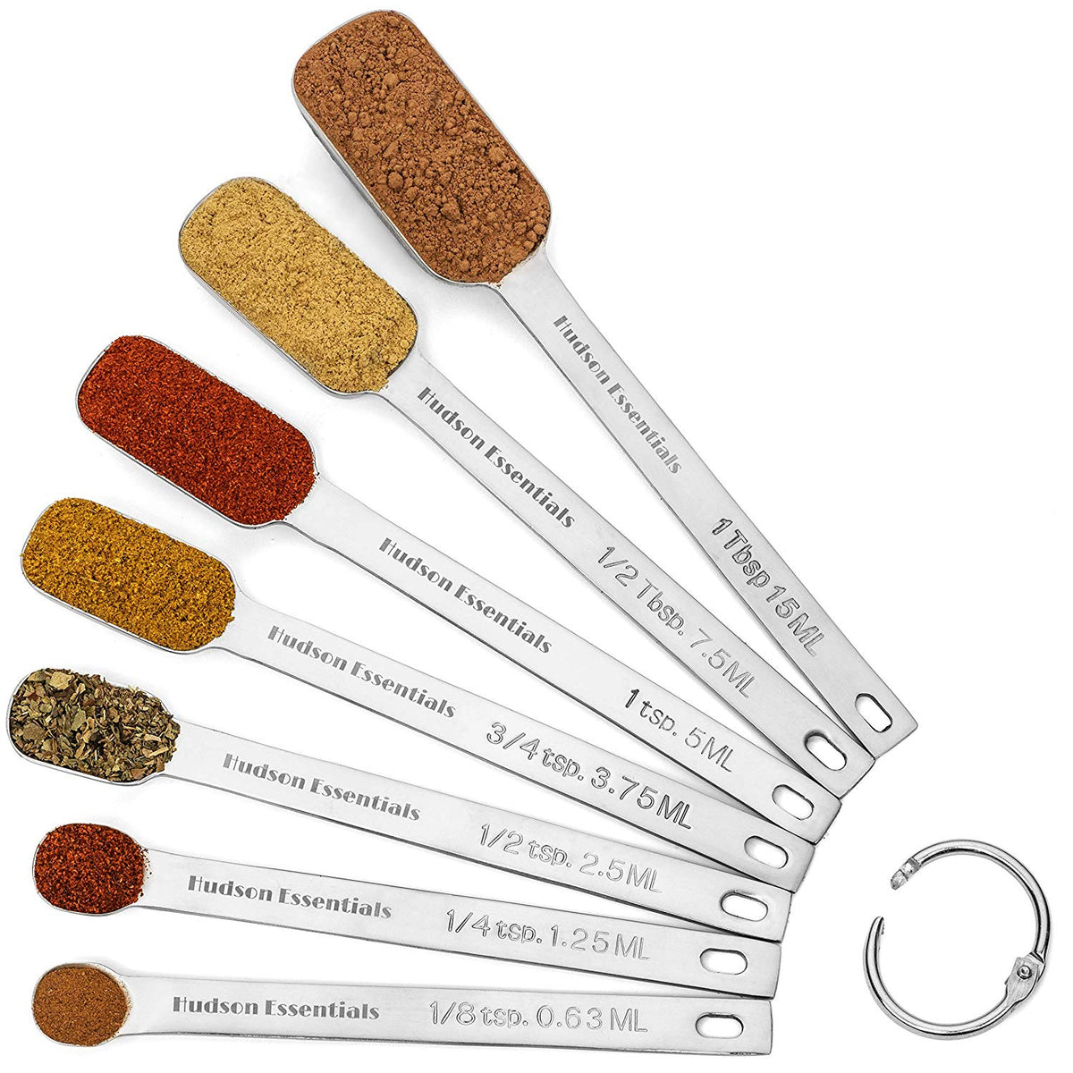 Hudson Essentials Measuring Cups and Spoons Set - Stainless Steel