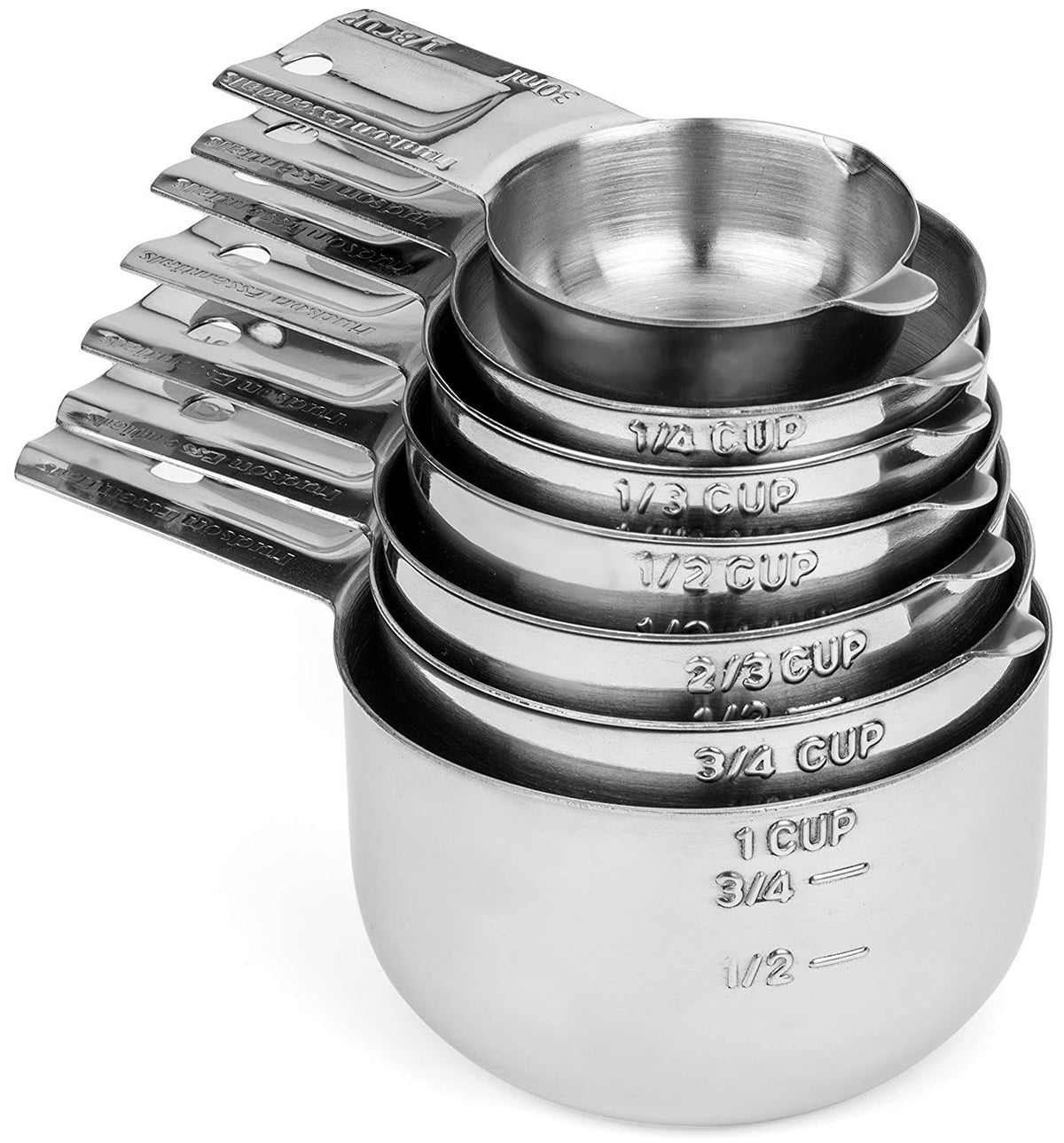 Hudson Essentials Measuring Cups and Spoons Set - Stainless Steel