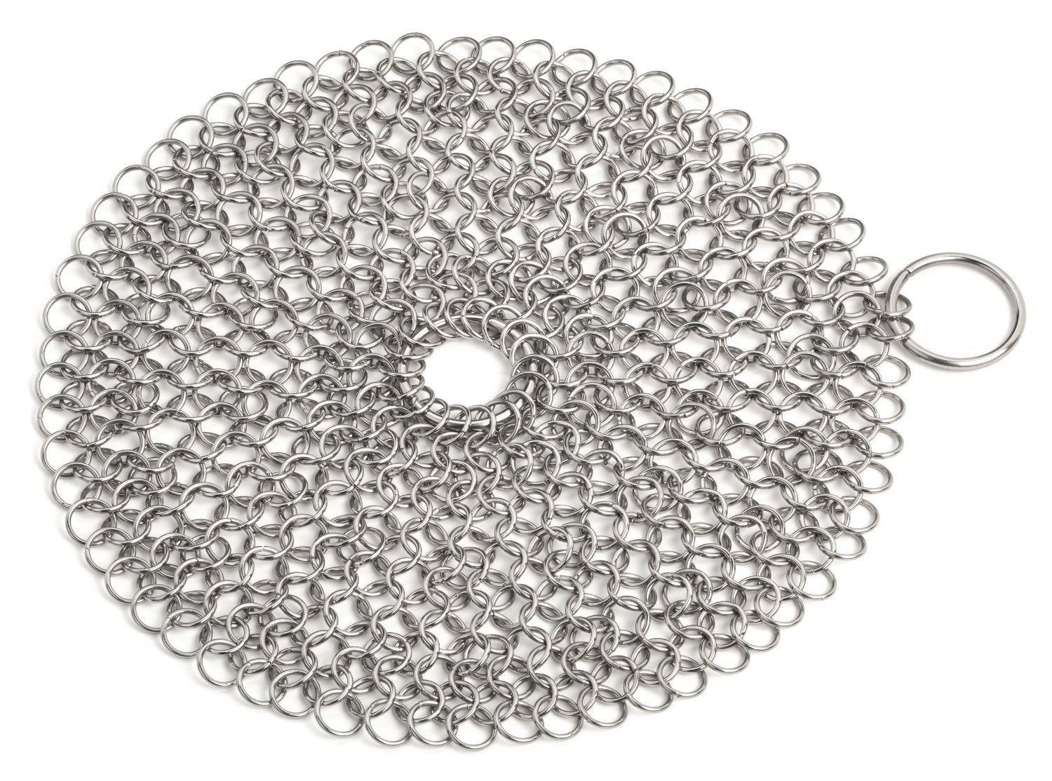 Stainless-Steel Chain Mail Scrubber by Smithey Ironware Co